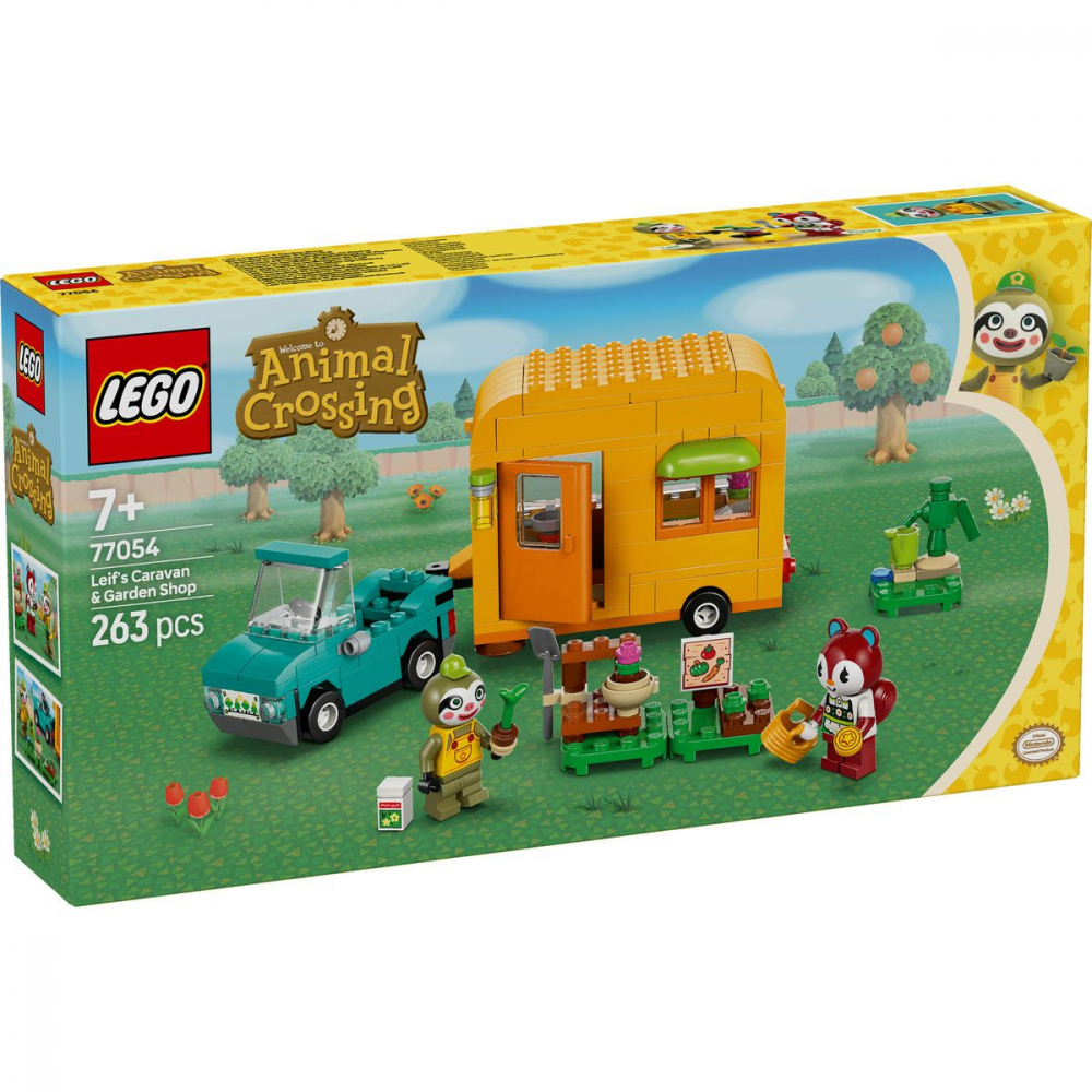 LEGO ANIMAL CROSSING CARAVANA SI MAGAZINUL DE GRADINARIT AL LUI LEIF 77054 [1]