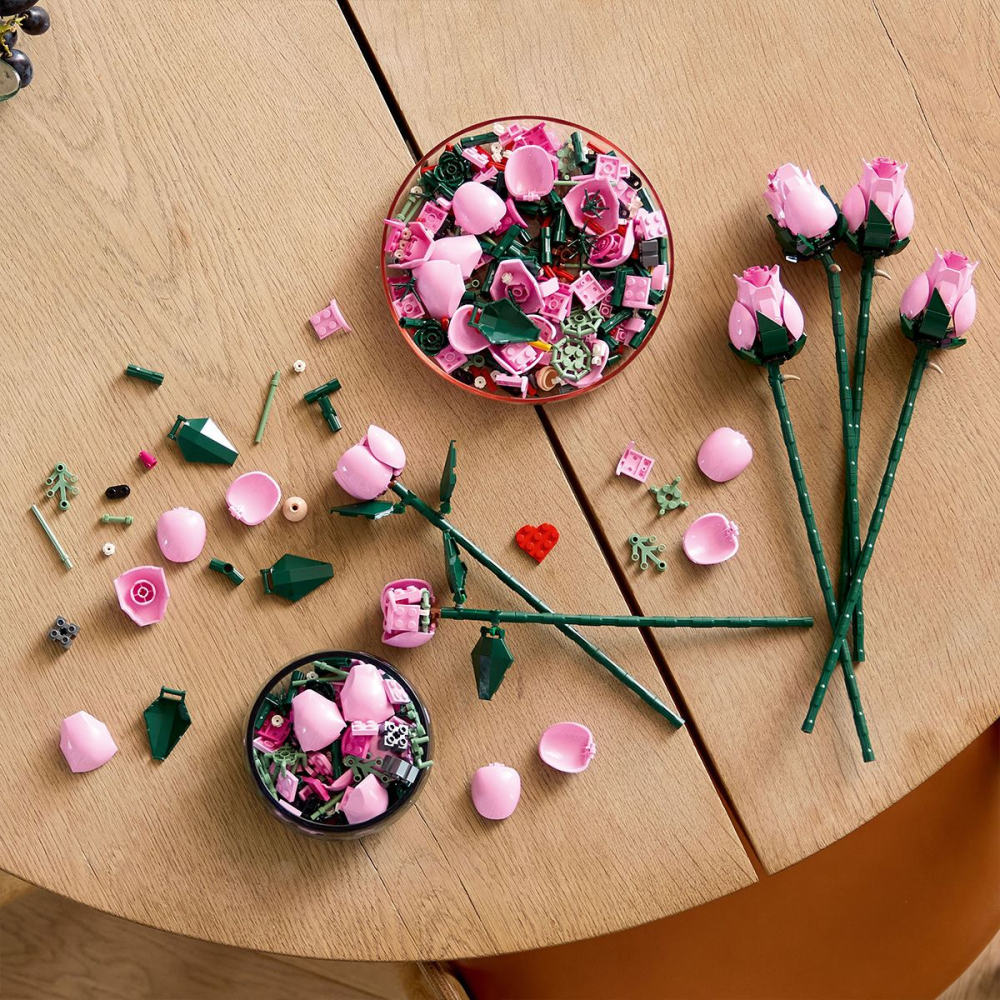 LEGO BOTANICALS BUCHET DE TRANDAFIRI ROZ 10374 [10]