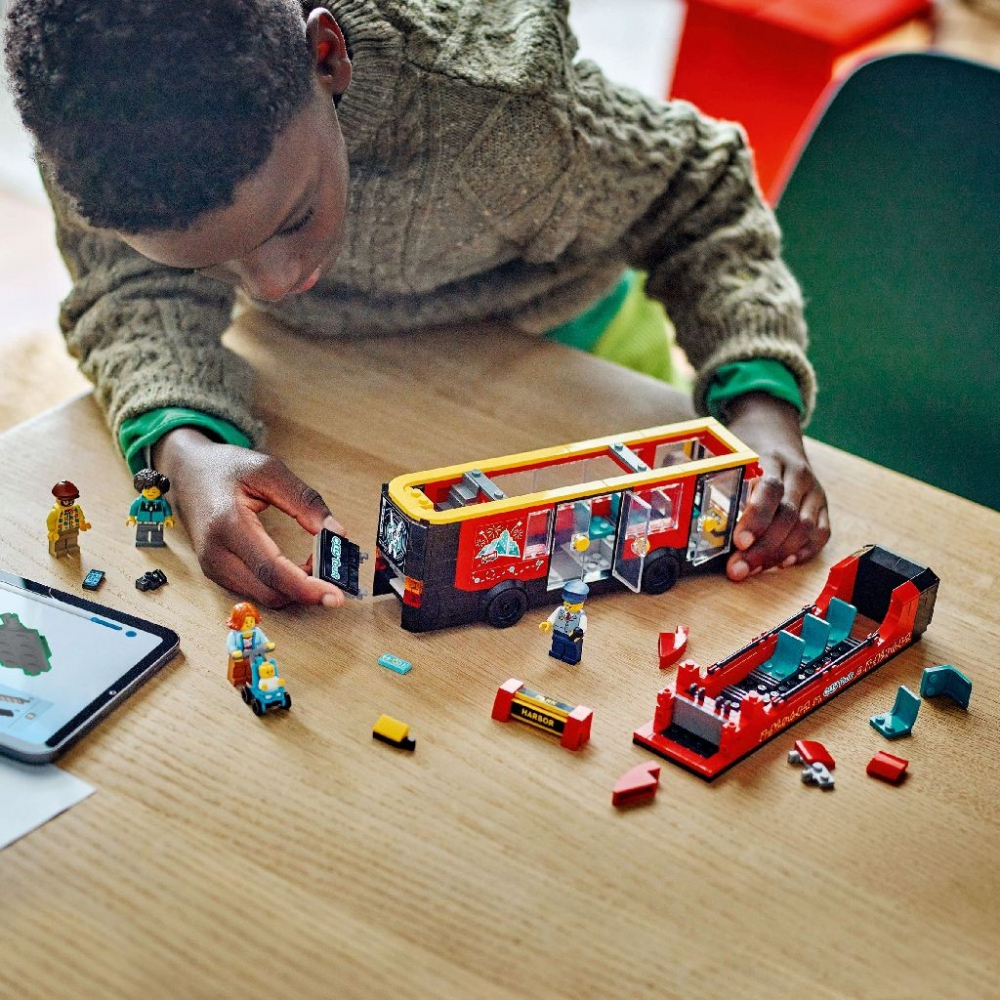 LEGO CITY AUTOBUZ TURISTIC ROSU CU ETAJ 60407 [4]