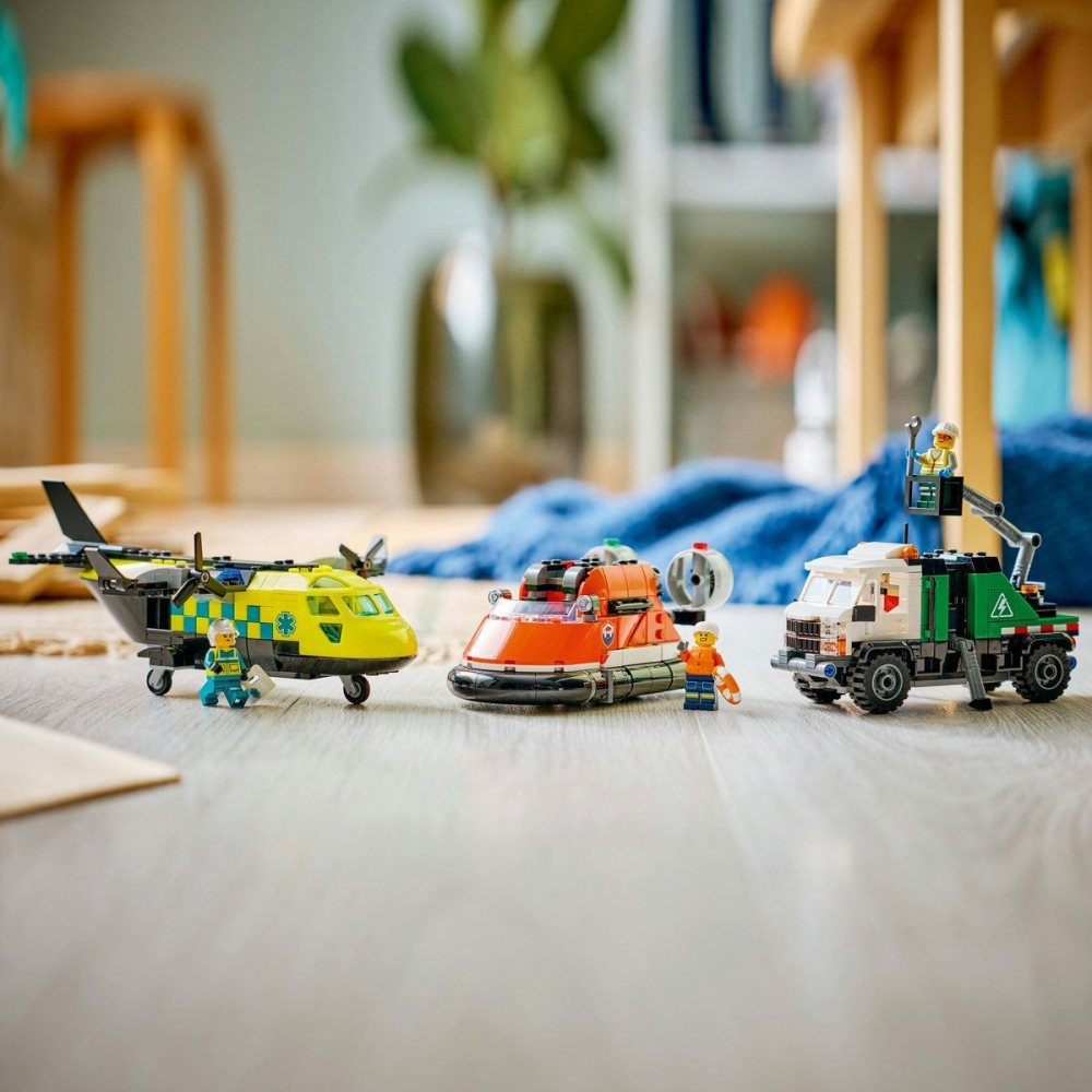 LEGO CITY AVION AUTOSPECIALA DE SERVICE SI AEROGLISOR IN VERSIUNI ADAPTATE 60505 [9]