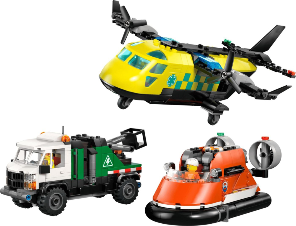 LEGO CITY AVION AUTOSPECIALA DE SERVICE SI AEROGLISOR IN VERSIUNI ADAPTATE 60505 [3]