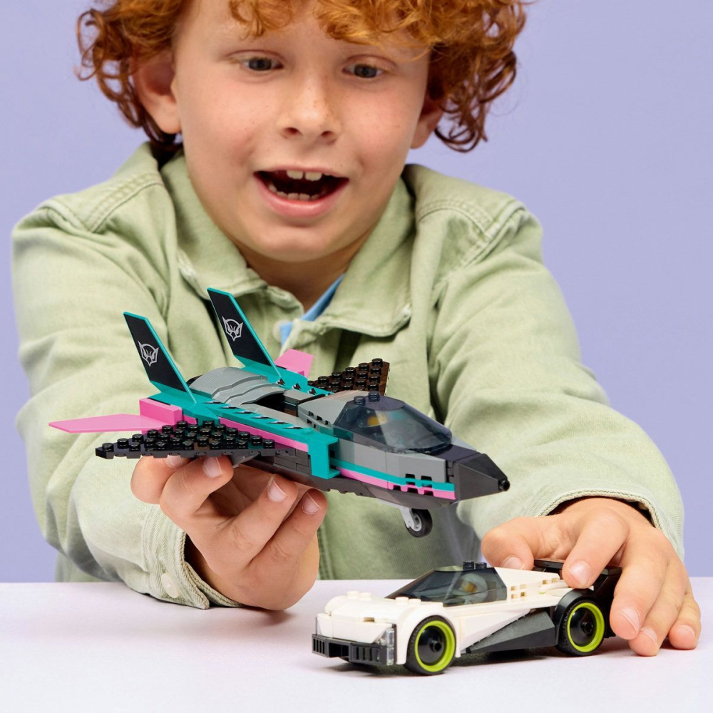 LEGO CITY AVION CU REACTIE VS MASINA 60489 [5]