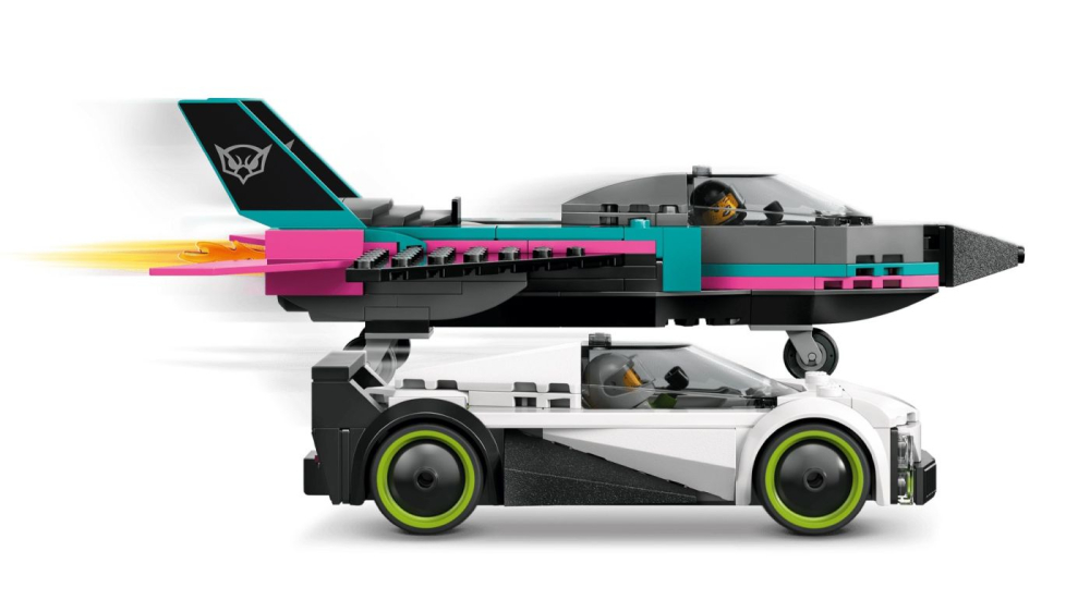 LEGO CITY AVION CU REACTIE VS MASINA 60489 [10]