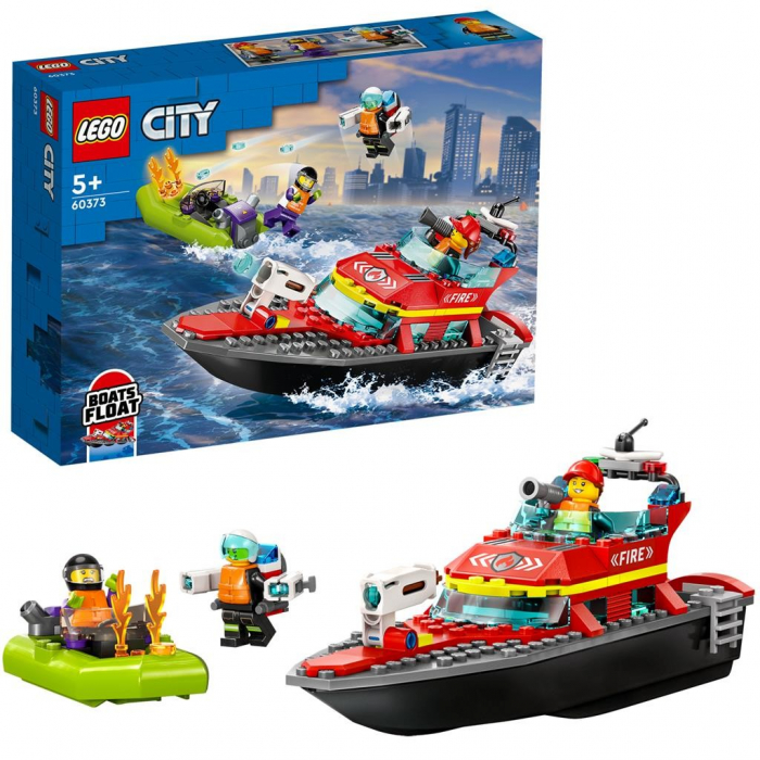 Lego city barca de salvare a pompierilor 60373 [6]