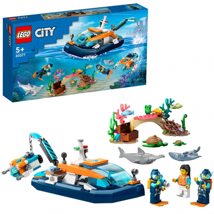 Lego city barca pentru scufundari de explorare 60377 [6]