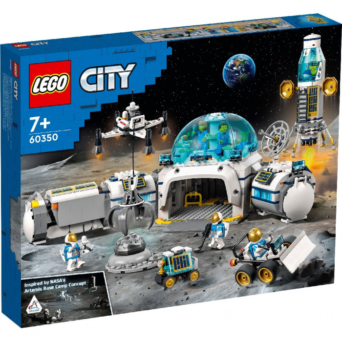 LEGO City Baza de Cercetare Selenara 60350 Jocuri si articole copii