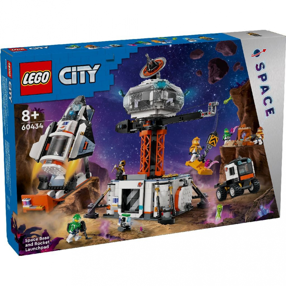 Lego City Baza Spatiala Si Platforma De Lansare A Rachetei 60434 [1]