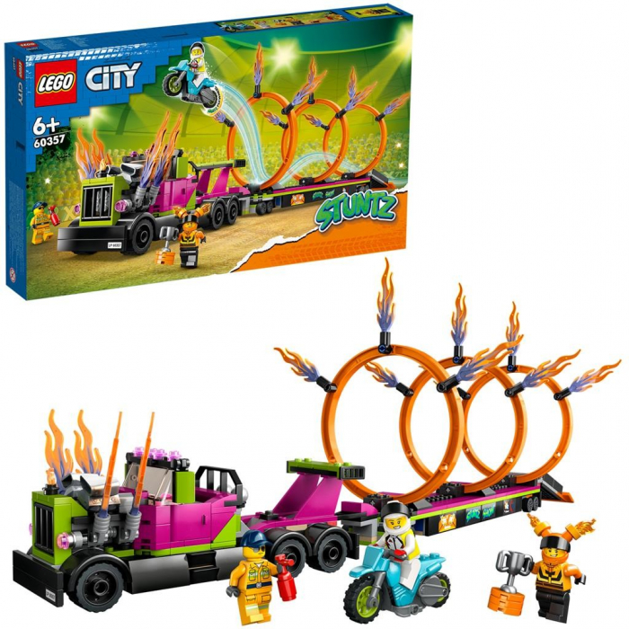 LEGO City Camion de Cascadorie și Provocarea Cercurilor de Foc 60357 [5]