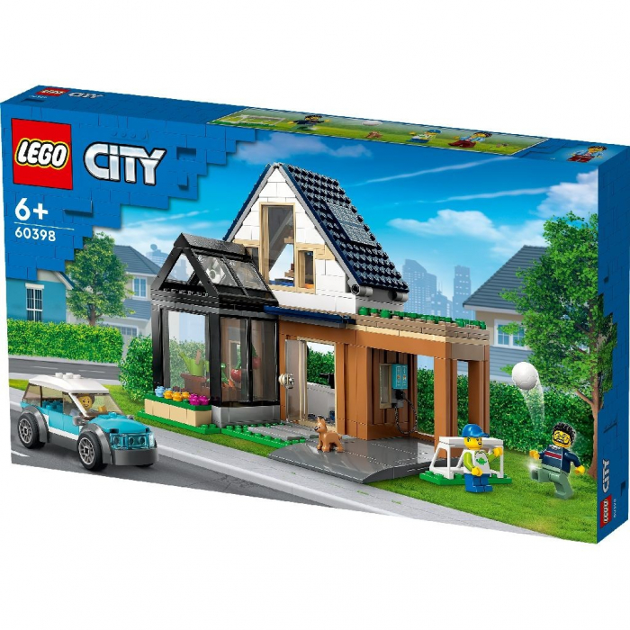 Lego city casa de familie si masina electrica 60398 [5]