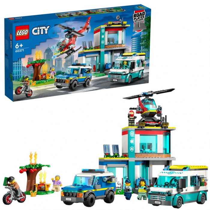 LEGO City Centru pentru Vehicule de Urgență 60371 [6]