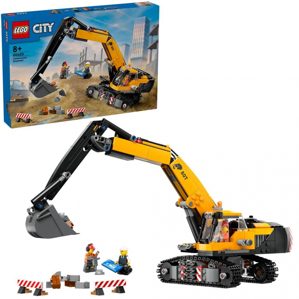 LEGO CITY EXCAVATOR GALBEN DE CONSTRUCTII 60420 [6]