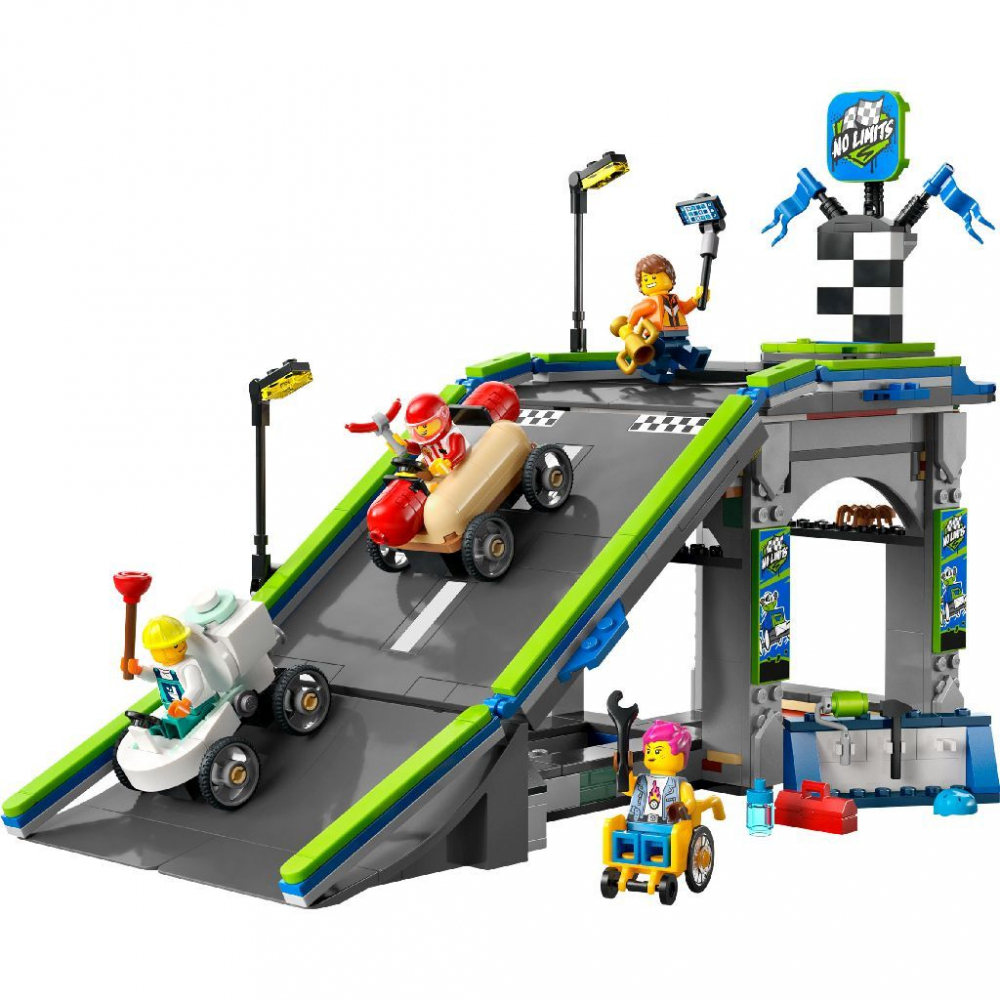 LEGO CITY FARA LIMITE: RAMPA PENTRU CURSE DE MASINI 60460 [2]