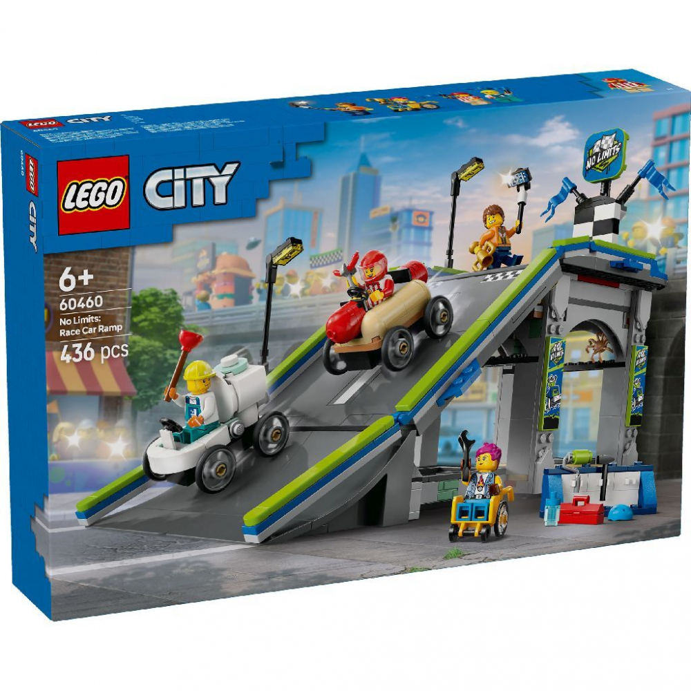 LEGO CITY FARA LIMITE: RAMPA PENTRU CURSE DE MASINI 60460 [1]