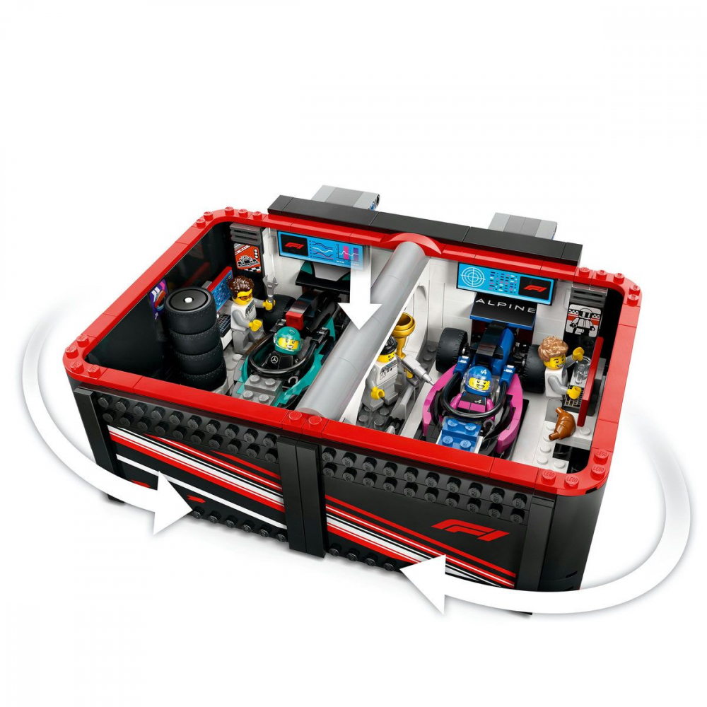 LEGO CITY GARAJ F1 SI MASINI MERCEDES-AMG SI ALPINE 60444 [5]