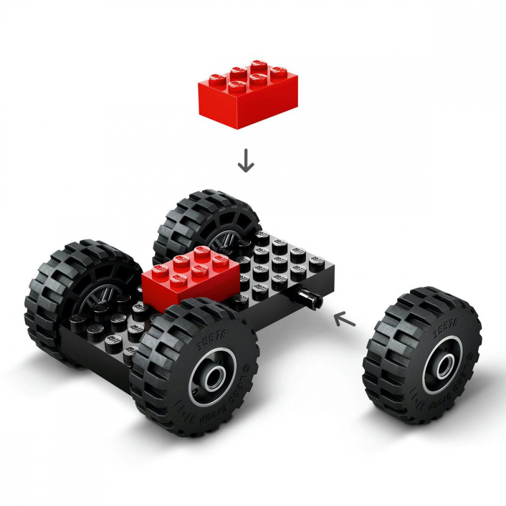 LEGO CITY INCARCATOR PE ROTI GALBEN PENTRU CONSTRUCTII 60450 [4]
