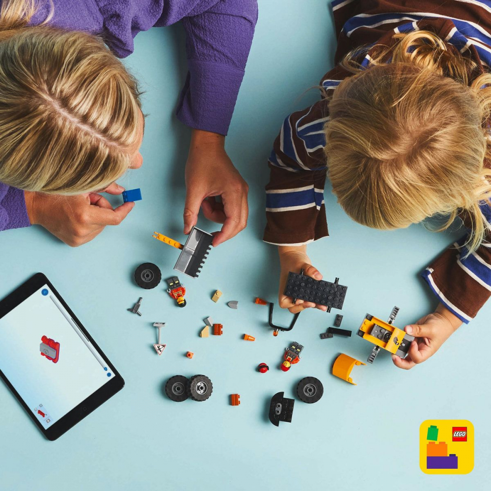 LEGO CITY INCARCATOR PE ROTI GALBEN PENTRU CONSTRUCTII 60450 [3]