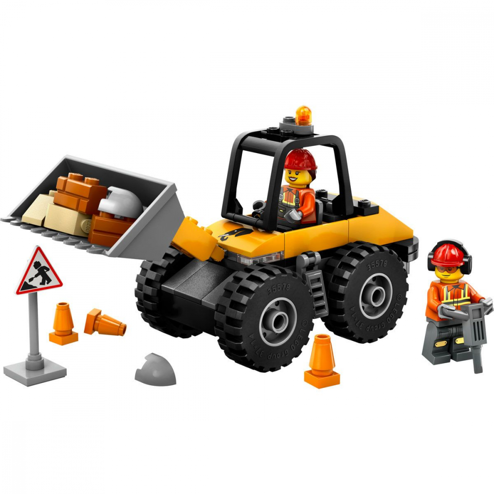LEGO CITY INCARCATOR PE ROTI GALBEN PENTRU CONSTRUCTII 60450 [2]