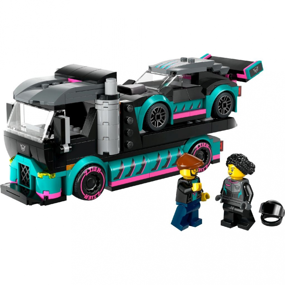 Lego City Masina De Curse Si Camion Transportator De Masini 60406 [2]