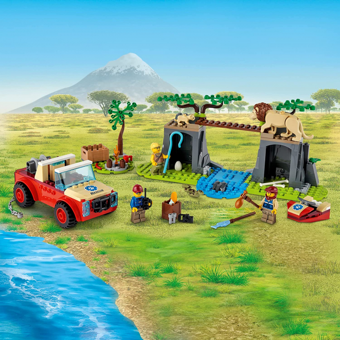 Lego city masina de teren pentru salvarea animalelor salbatice 60301 [2]