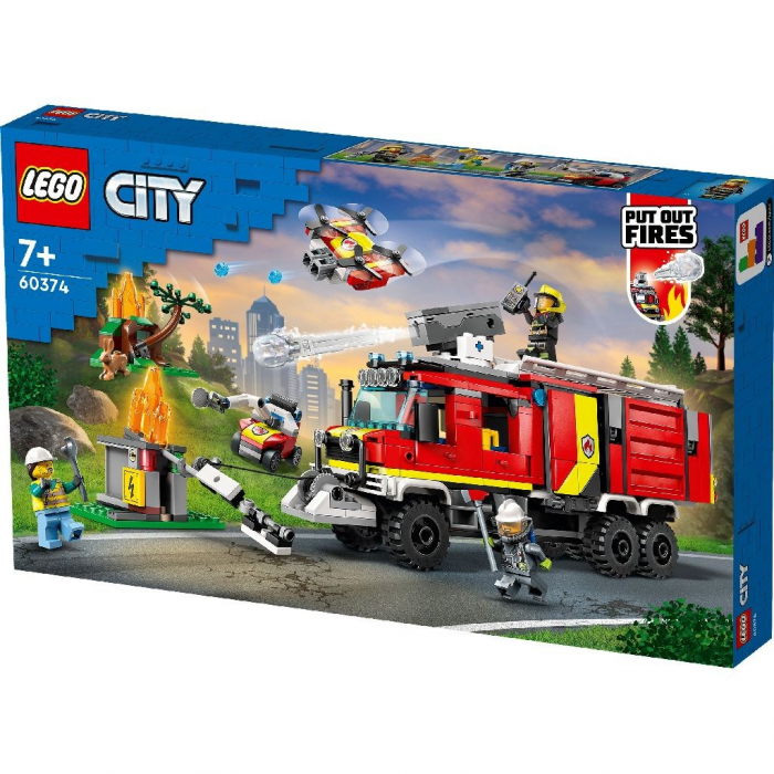 LEGO City Mașina Unității de Pompieri 60374  [5]