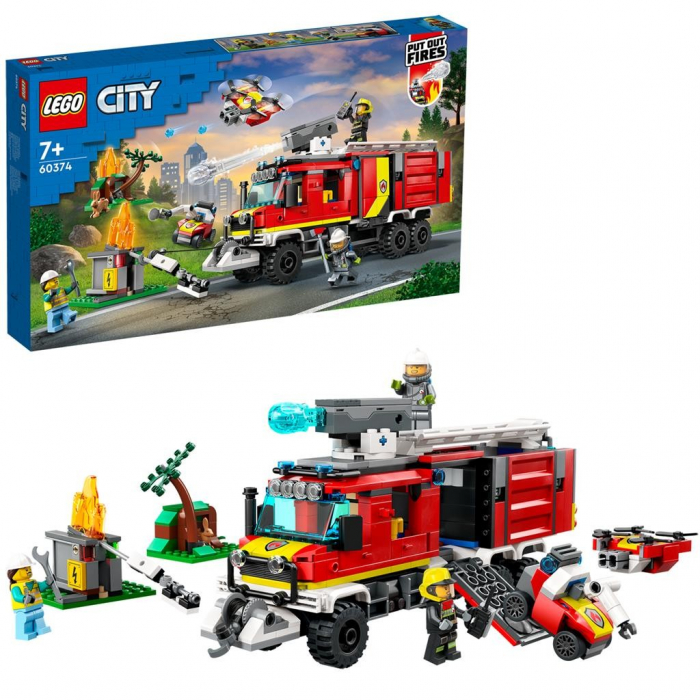 LEGO City Mașina Unității de Pompieri 60374  [6]