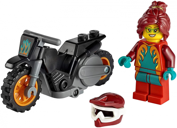 LEGO City Motocicleta de Cascadorie pentru Pompieri 60311 [2]