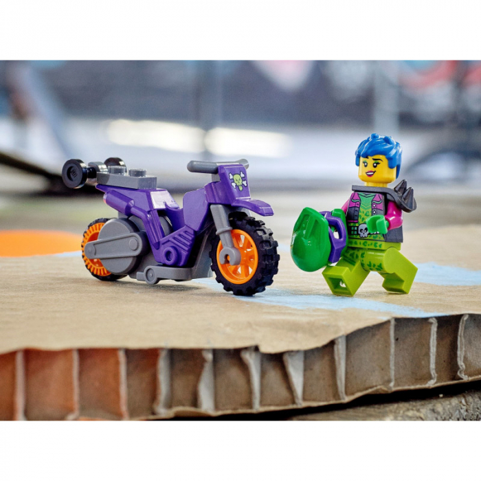 LEGO City Motocicleta de Cascadorie Weelie 60296 [9]