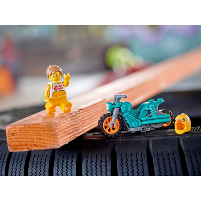 LEGO City Motocicleta de Cascadorii cu Gaina 60310 [5]
