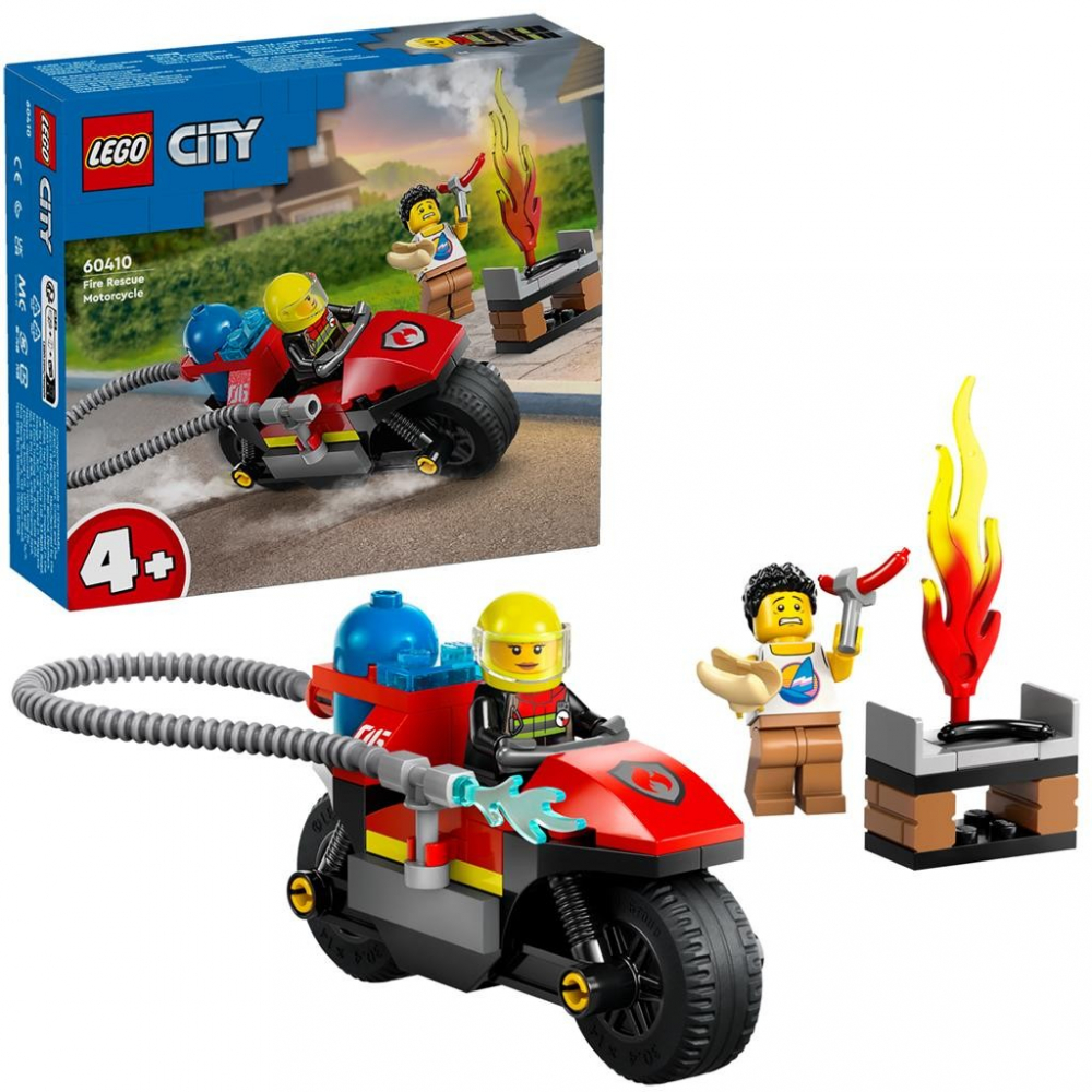 Lego City Motocicleta De Pompieri 60410 [5]