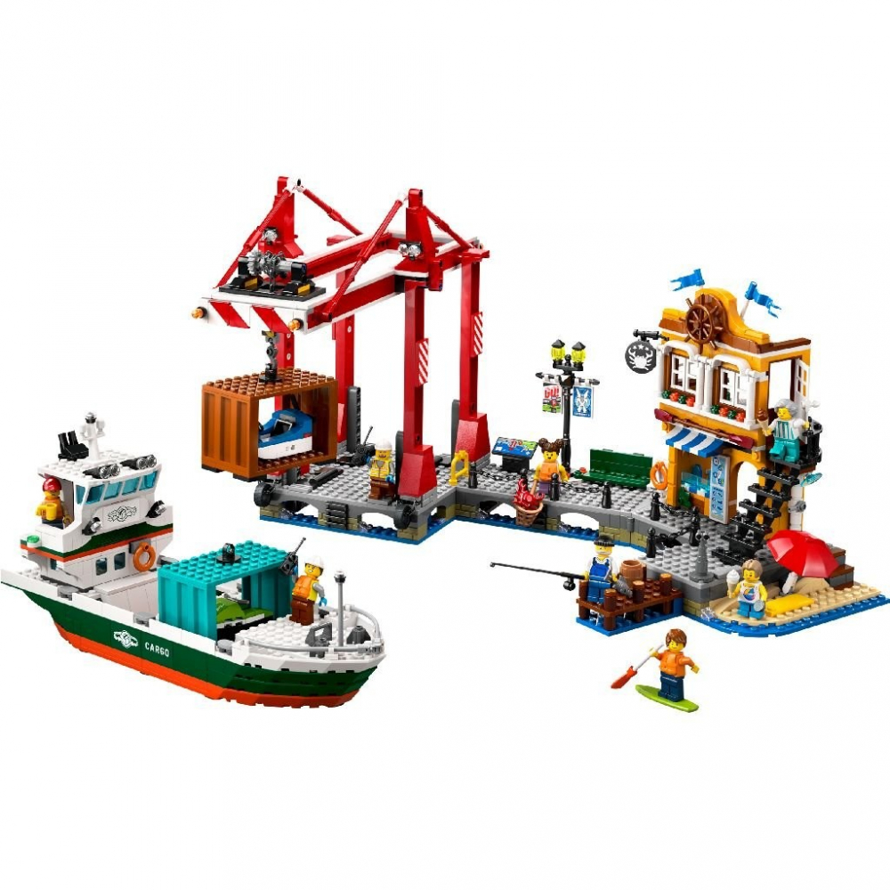 LEGO CITY PORT SI NAVA DE TRANSPORT MARFA 60422 [2]