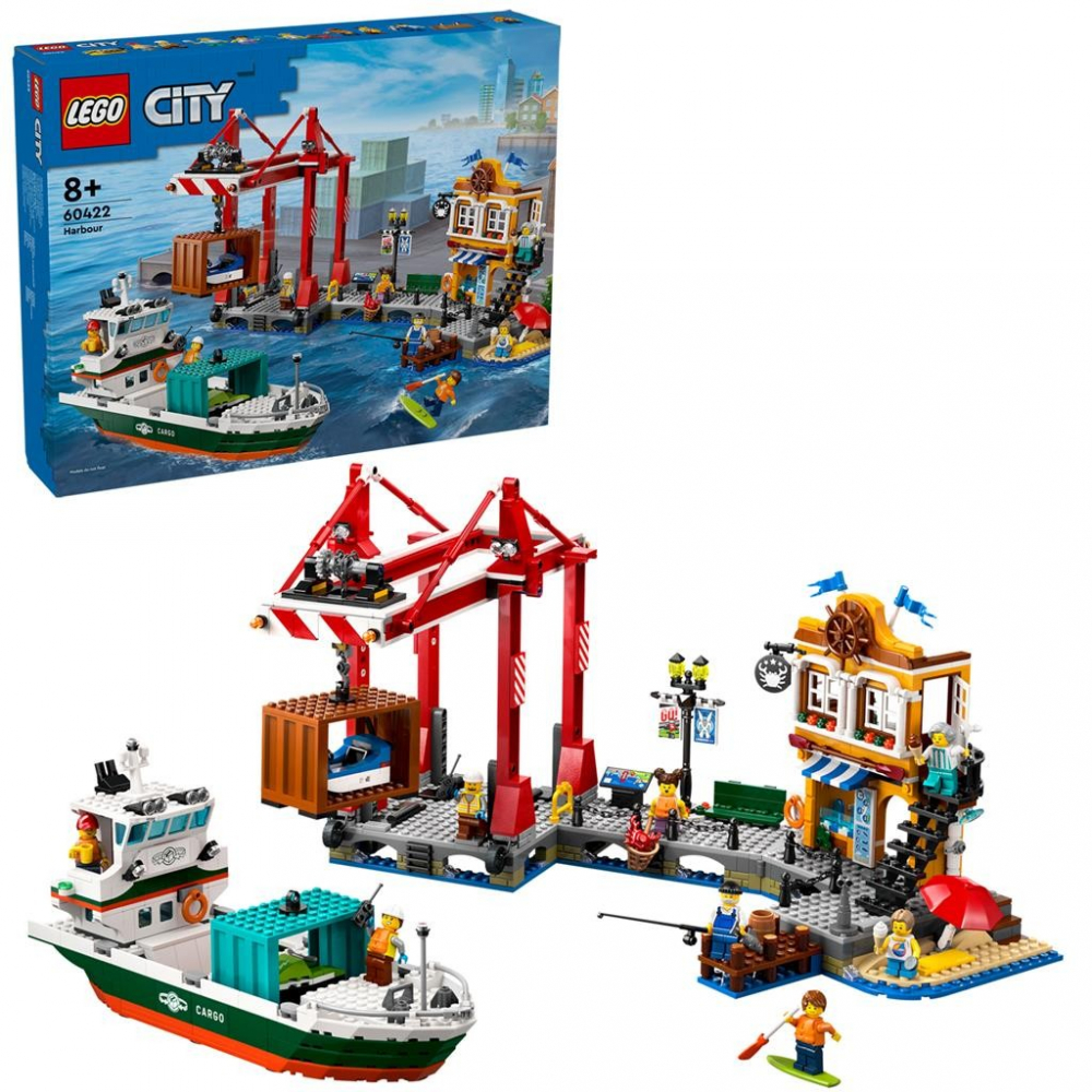 LEGO CITY PORT SI NAVA DE TRANSPORT MARFA 60422 [6]