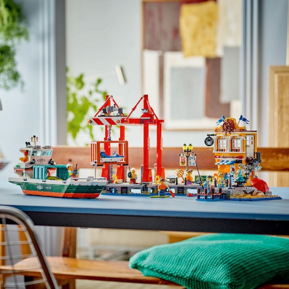 LEGO CITY PORT SI NAVA DE TRANSPORT MARFA 60422 [4]