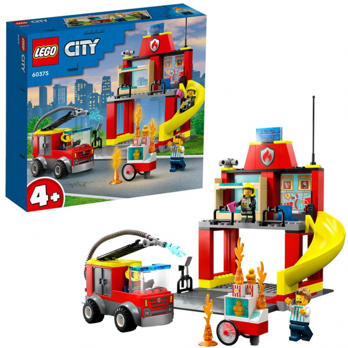 LEGO City Stația și Mașina de Pompieri 60375  [6]