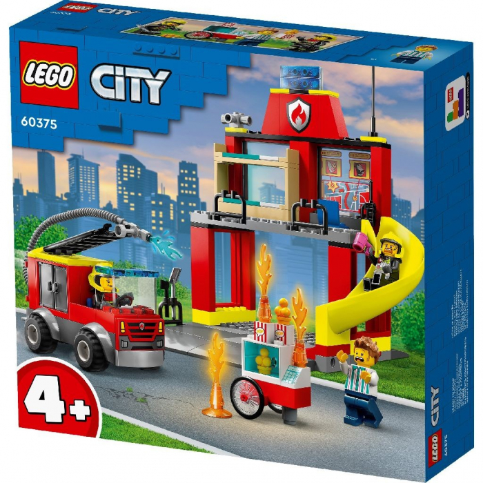 LEGO City Stația și Mașina de Pompieri 60375  [5]