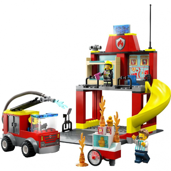 LEGO City Stația și Mașina de Pompieri 60375  [2]