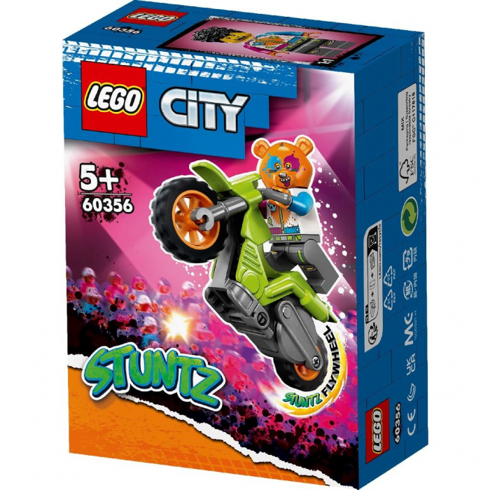 LEGO City Stuntz Motocicleta de Cascadorie cu Urs 60356 [5]