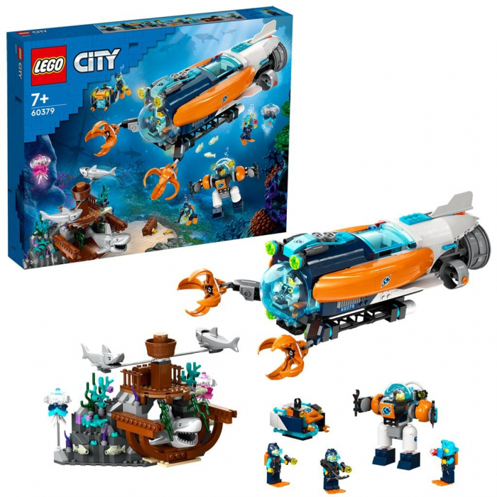 LEGO City Submarin de Explorare la Mare Adancime 60379 [6]