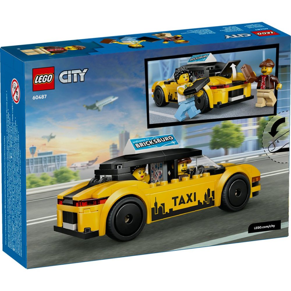 LEGO CITY TAXI GALBEN 60487 [7]