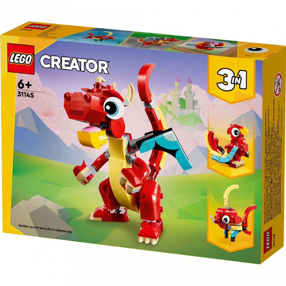 Lego Creator 3In1 Dragon Rosu 31145 [5]