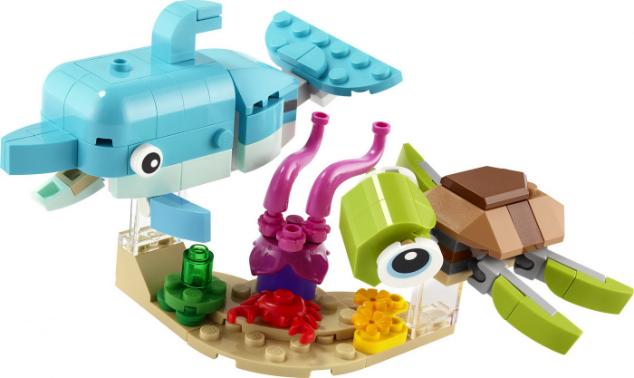 LEGO Creator Delfin și Broască Țestoasă 31128  [2]