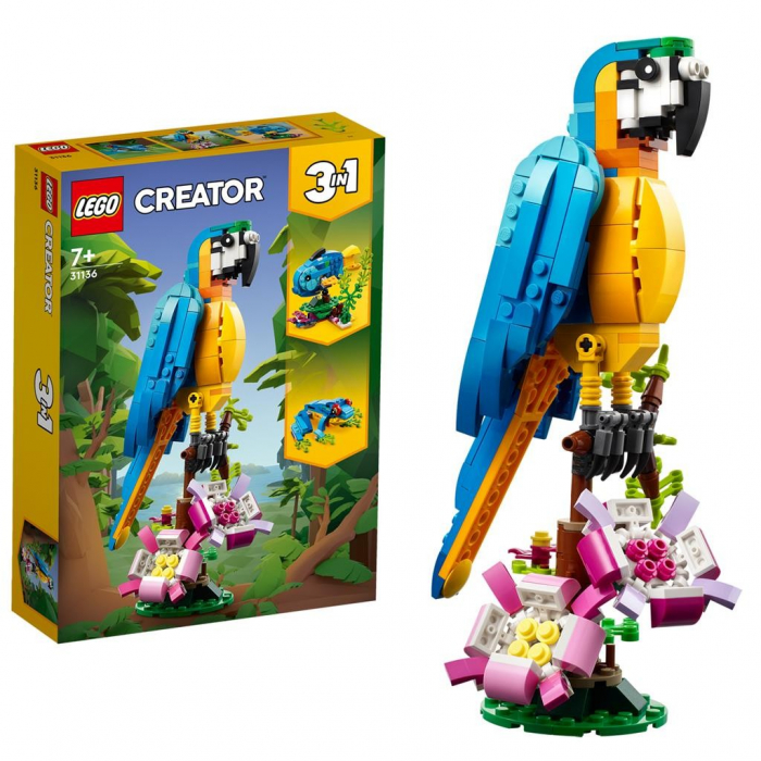 Lego creator papagal exotic 31136 [6]