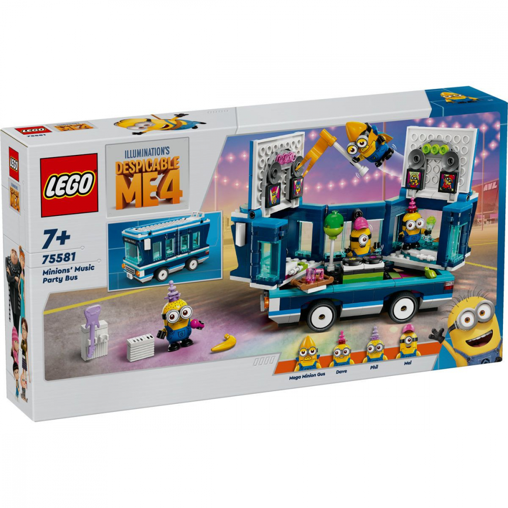 LEGO DESPICABLE ME4 AUTOBUZUL DE PETRECERE AL MINIONILOR 75581 [1]
