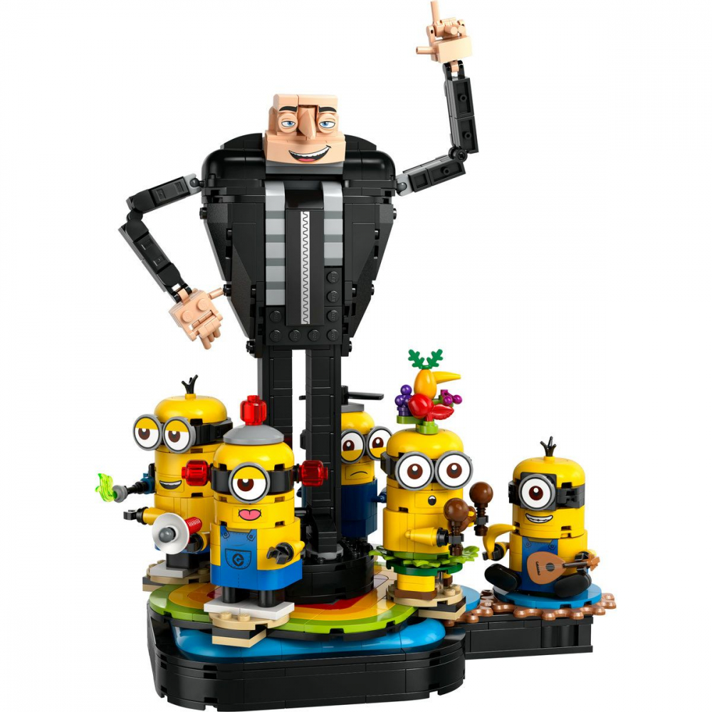 LEGO DESPICABLE ME4 GRU SI MINIONII DIN CARAMIZI 75582 [2]