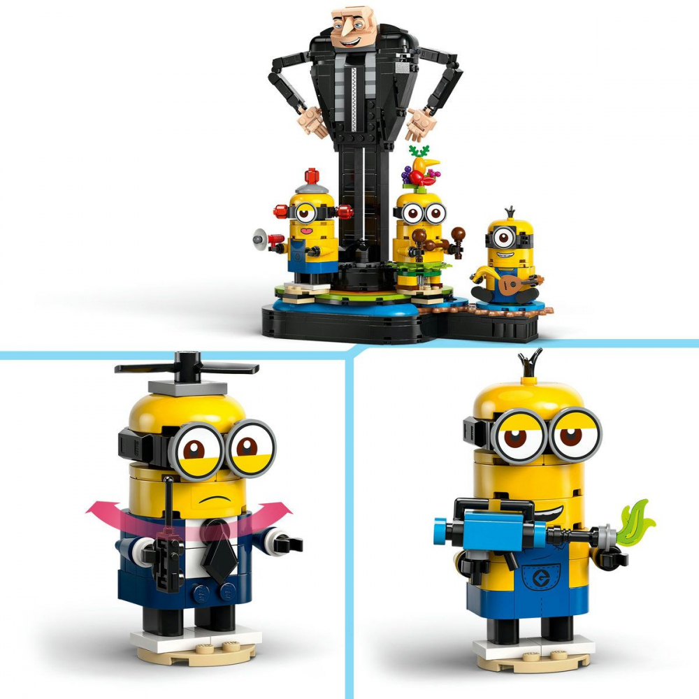 LEGO DESPICABLE ME4 GRU SI MINIONII DIN CARAMIZI 75582 [4]
