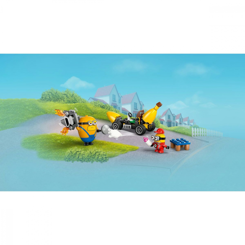 LEGO DESPICABLE ME4 MINIONII SI MASINA BANANA 75580 [2]