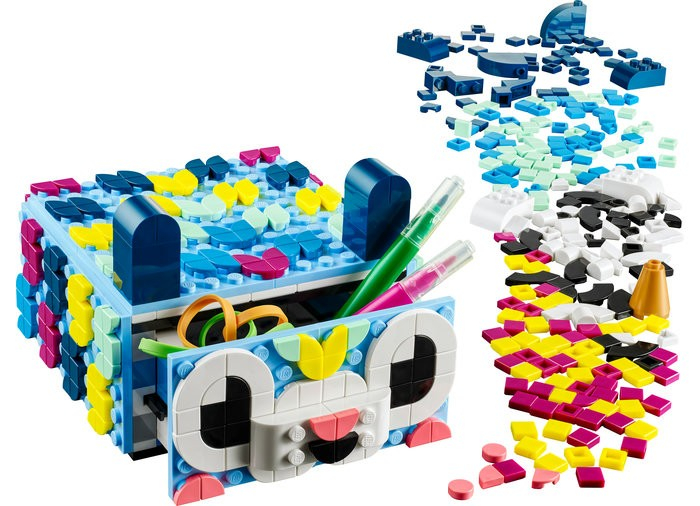 LEGO DOTS Sertar Creativ cu Animale 41805  [4]