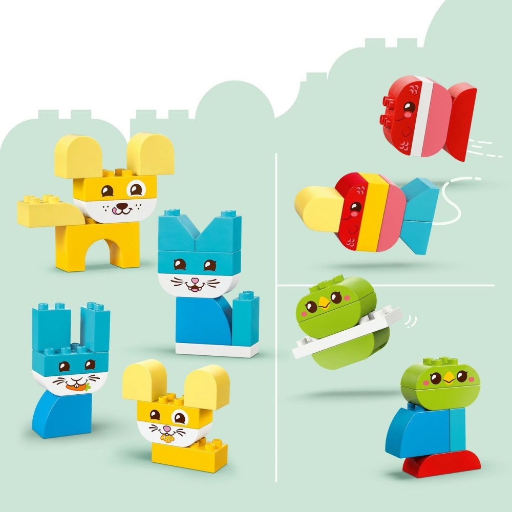 LEGO DUPLO ANIMALUTE DE COMPANIE CREATIVE 3 IN 1 10477 [10]