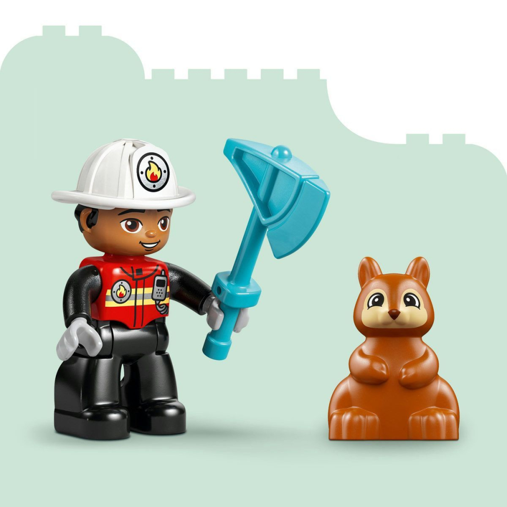 LEGO DUPLO CAMION DE POMPIERI CU FURTUN SI POMPIER 10473 [7]
