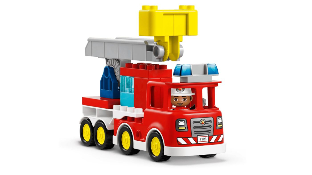 LEGO DUPLO CAMION DE POMPIERI CU FURTUN SI POMPIER 10473 [9]