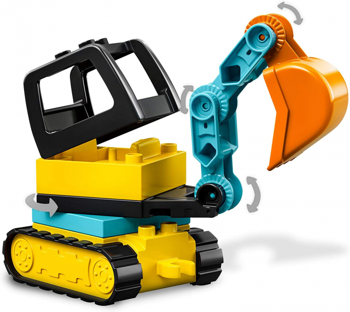 LEGO DUPLO Camion și Excavator pe Senile 10931 [4]